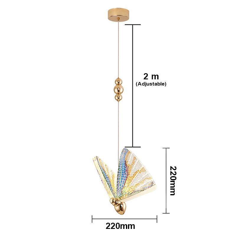 Arisha Moderne Luminaires Suspension Doré Animal