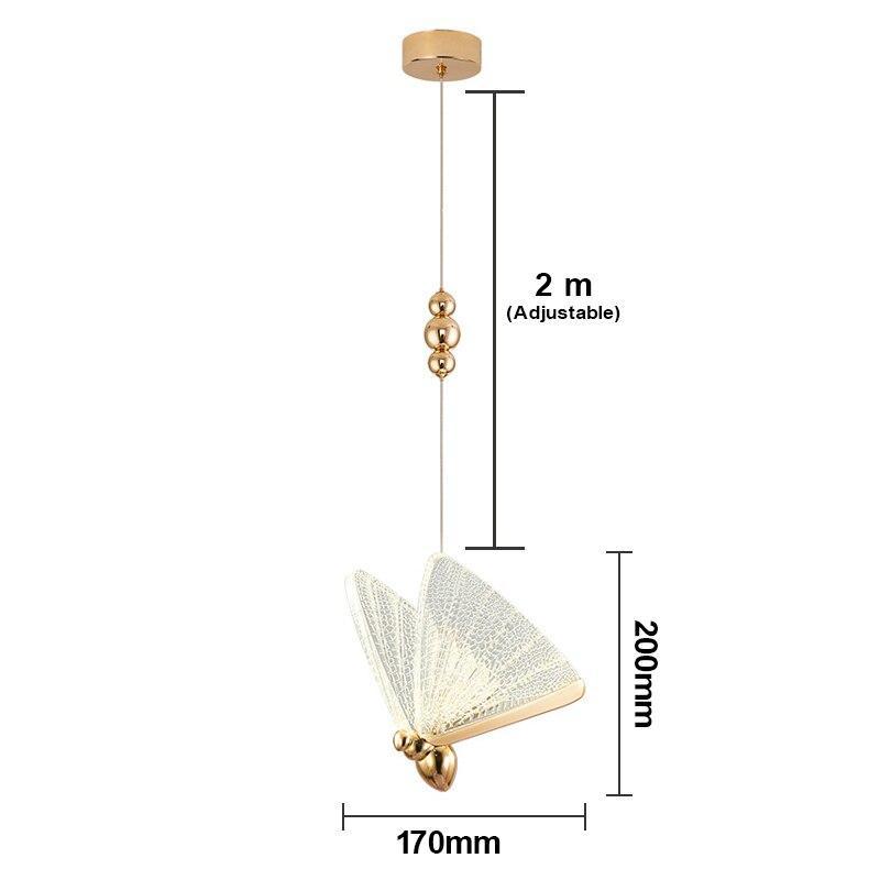 Arisha Moderne Luminaires Suspension Doré Animal