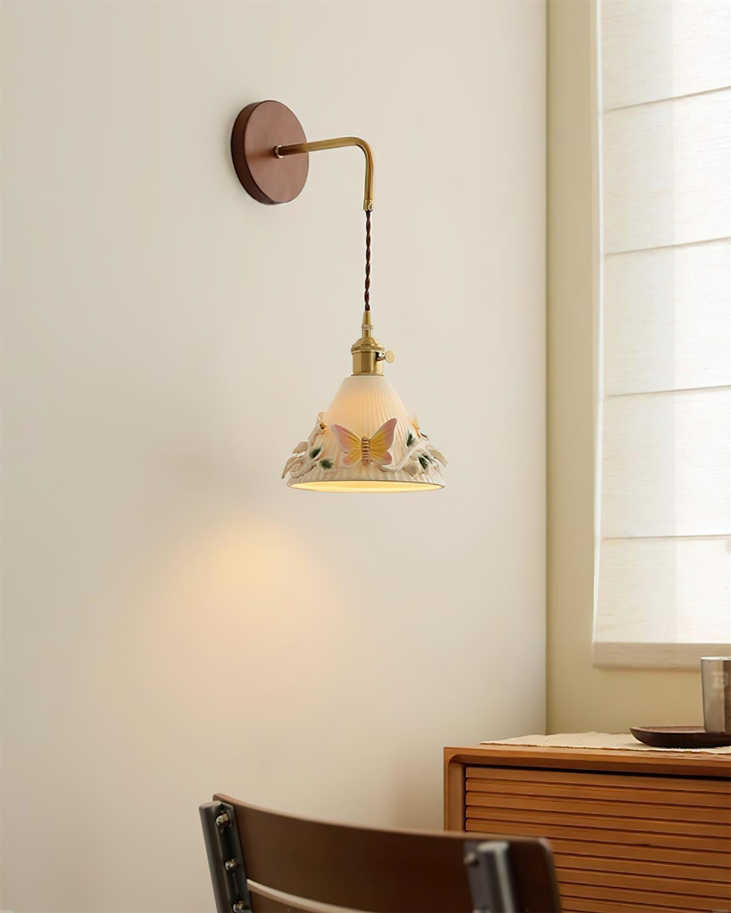 Butterfly Wall Lamp Glint Spring Garden Whimsy - Letslighting
