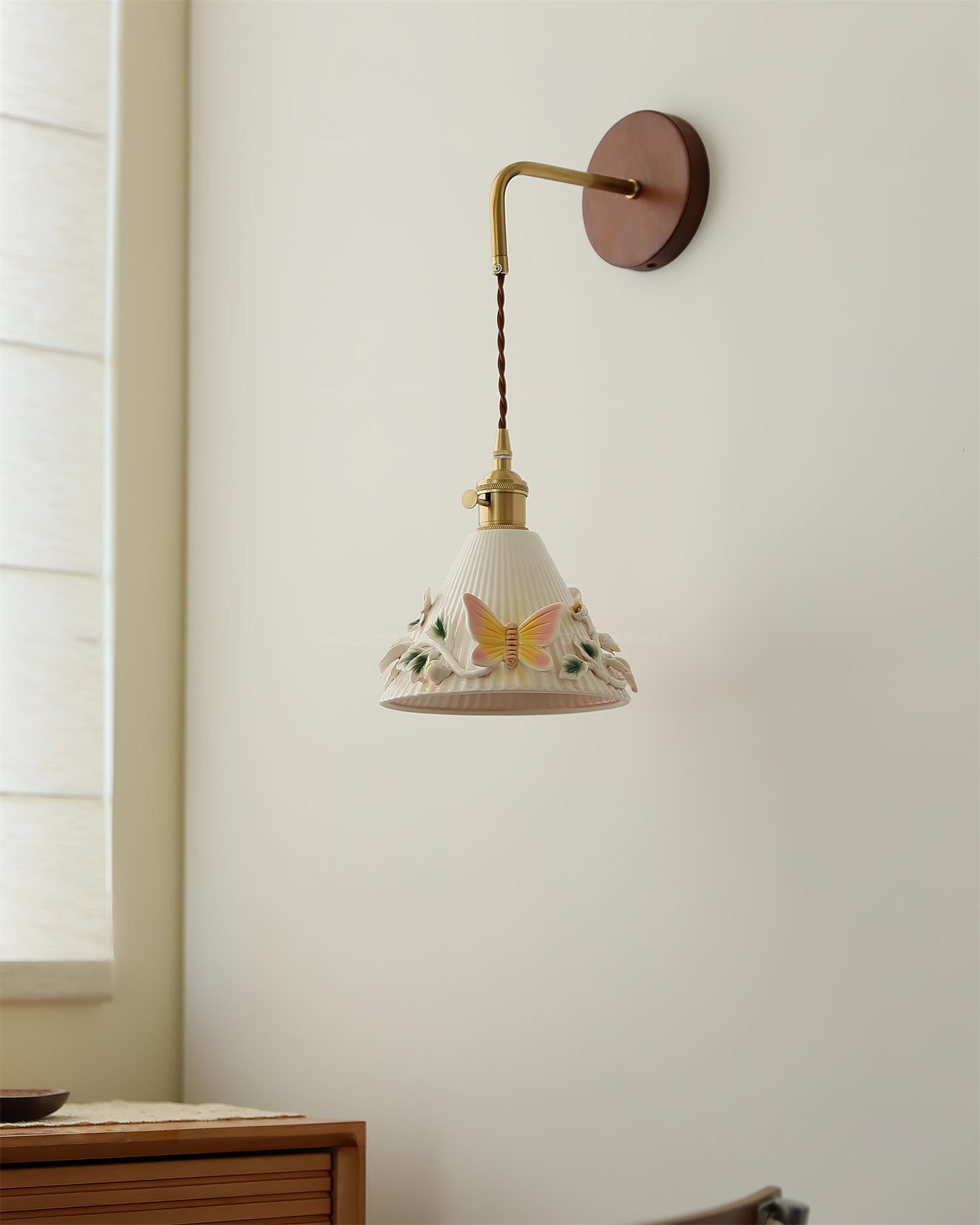 Butterfly Wall Lamp Glint Spring Garden Whimsy - Letslighting