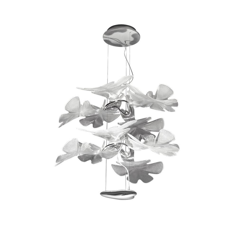 Solara Chandelier Suspension Clear Leaf - Letslighting
