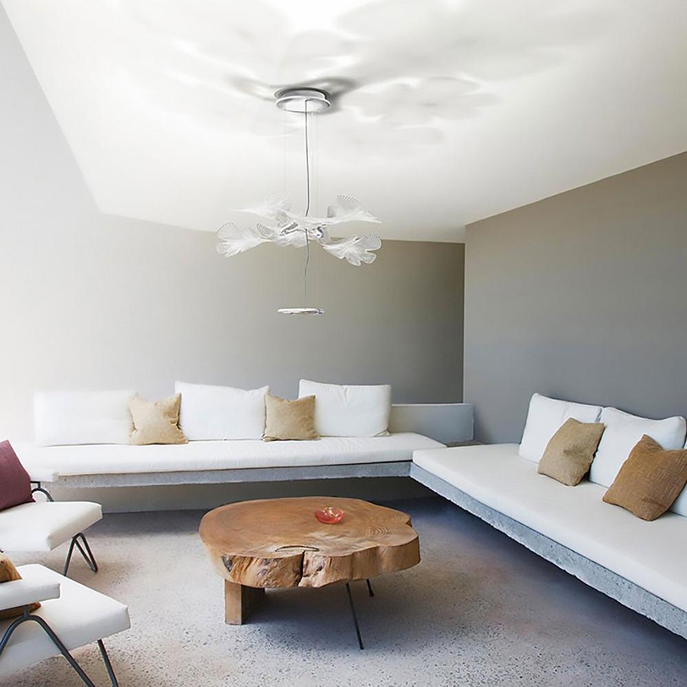 Solara Chandelier Suspension Clear Leaf - Letslighting