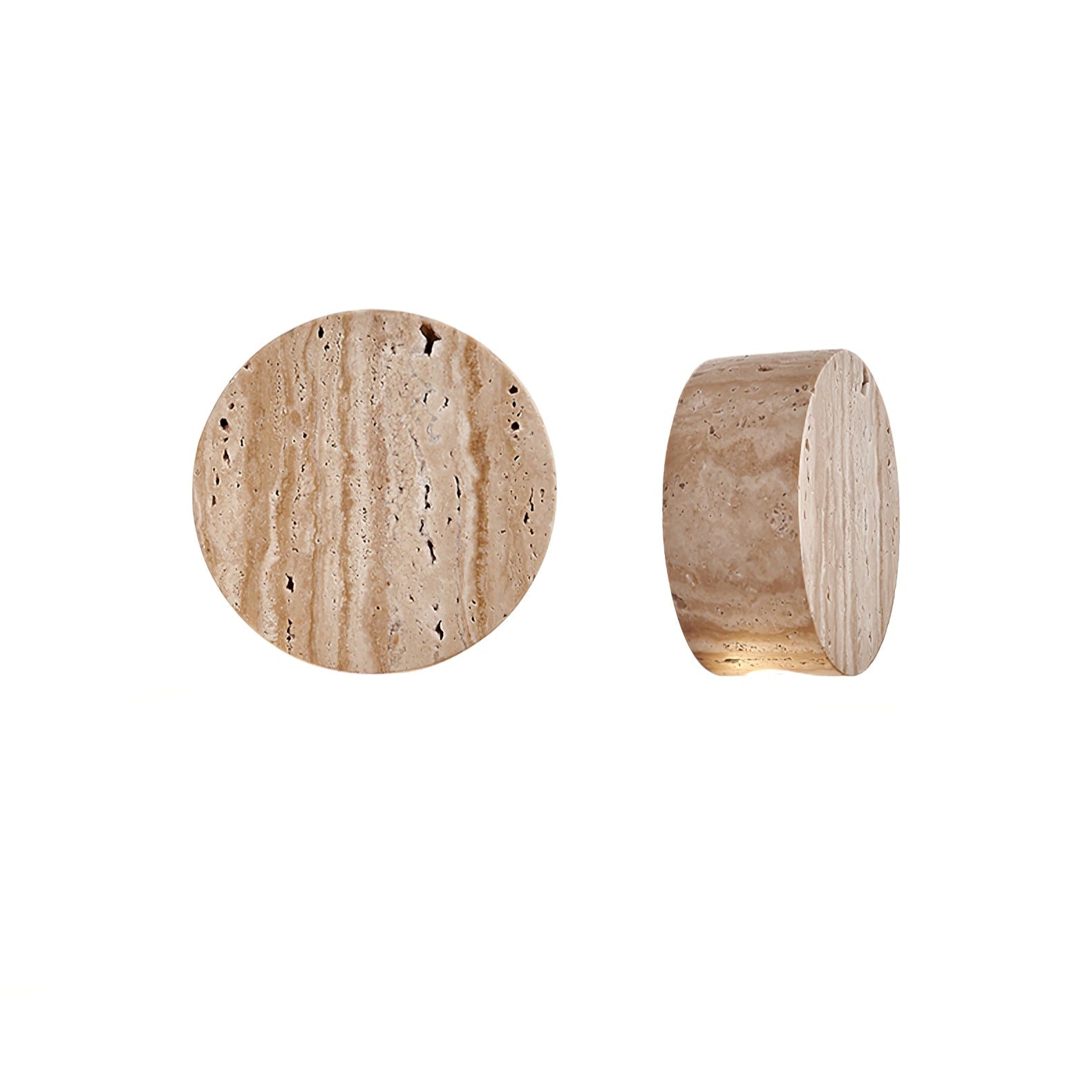 Caelan Applique Murale Industrielle Moderne en Travertin