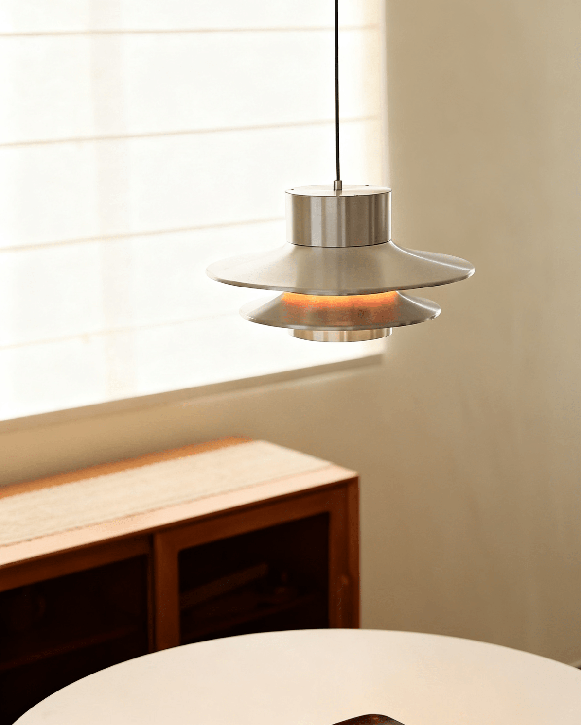 Caelith Suspension Moderne en Chrome