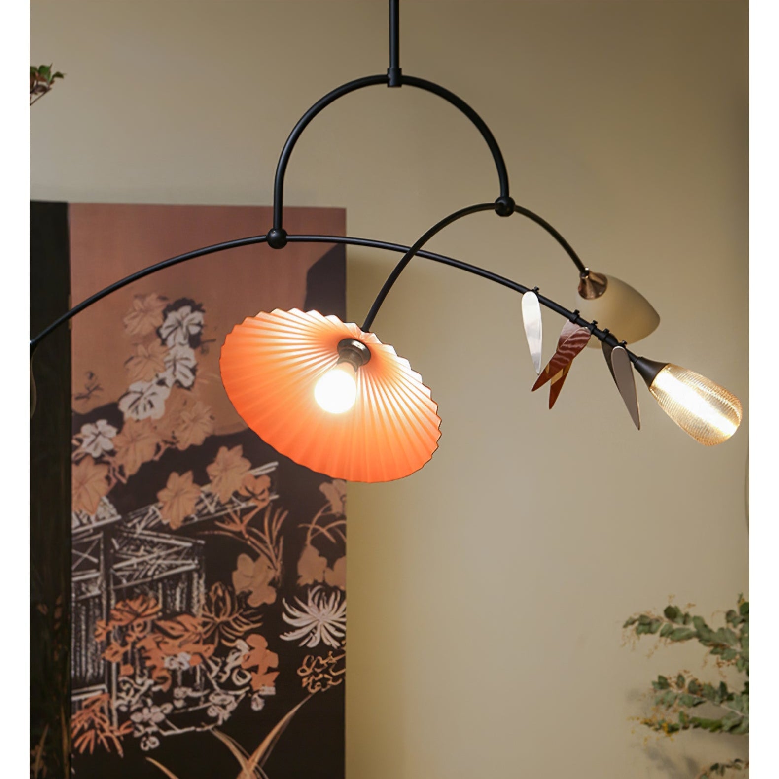 FloraCurv Glass Artisan Pendant Light - Blowlighting