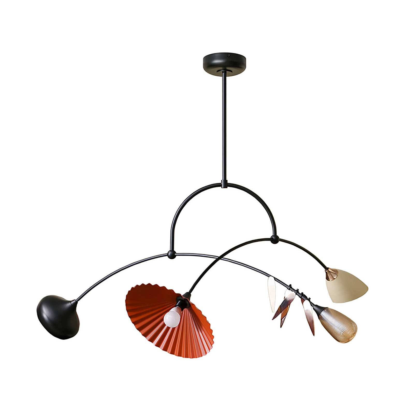 FloraCurv Glass Artisan Pendant Light - Blowlighting