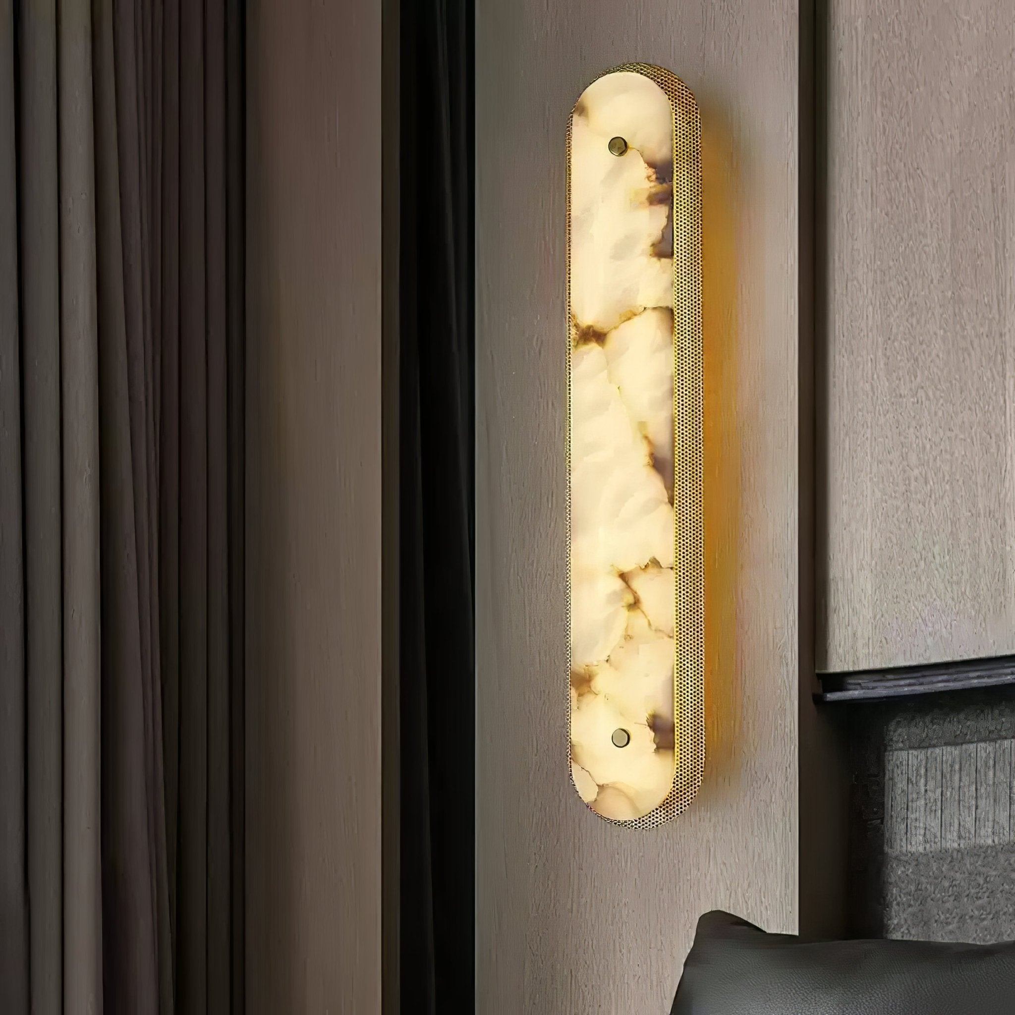 Erthee Linear Alabaster Wall Light - Letslighting