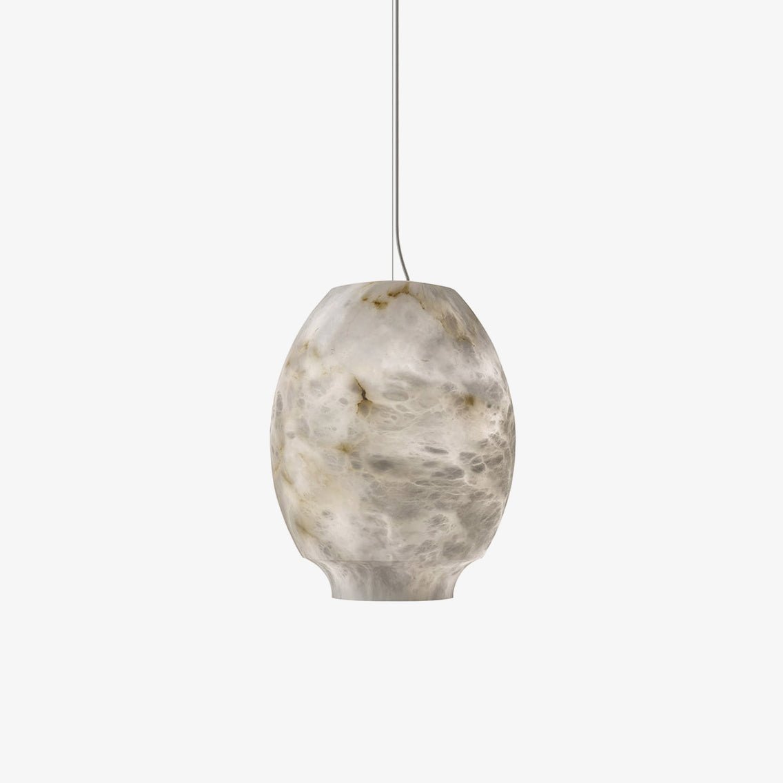 Thalia Minimalist Alabaster Pendant Light - Letslighting