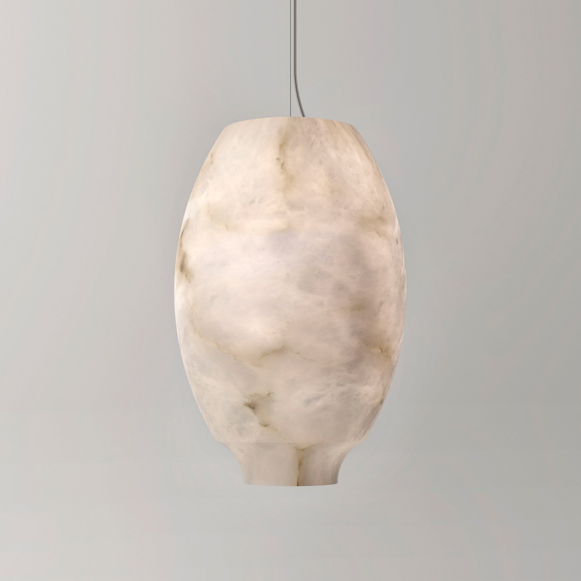 Thalia Minimalist Alabaster Pendant Light - Letslighting