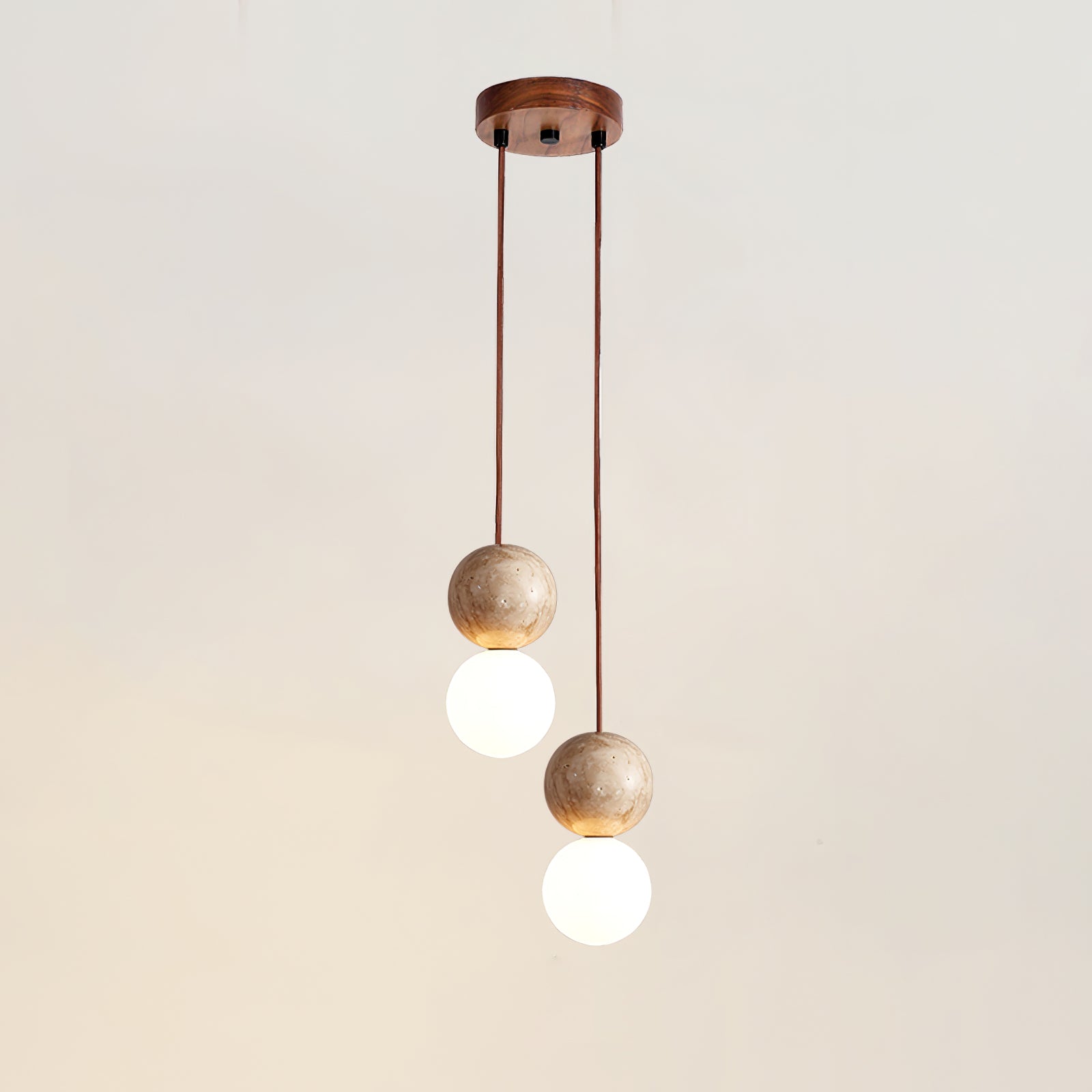 Luna Travertine Pendant Light - Letslighting