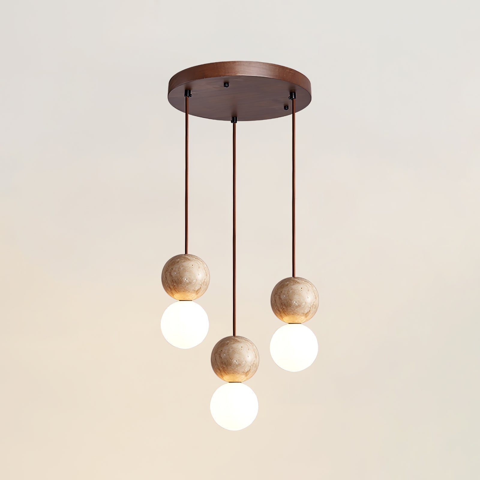 Luna Travertine Pendant Light - Letslighting
