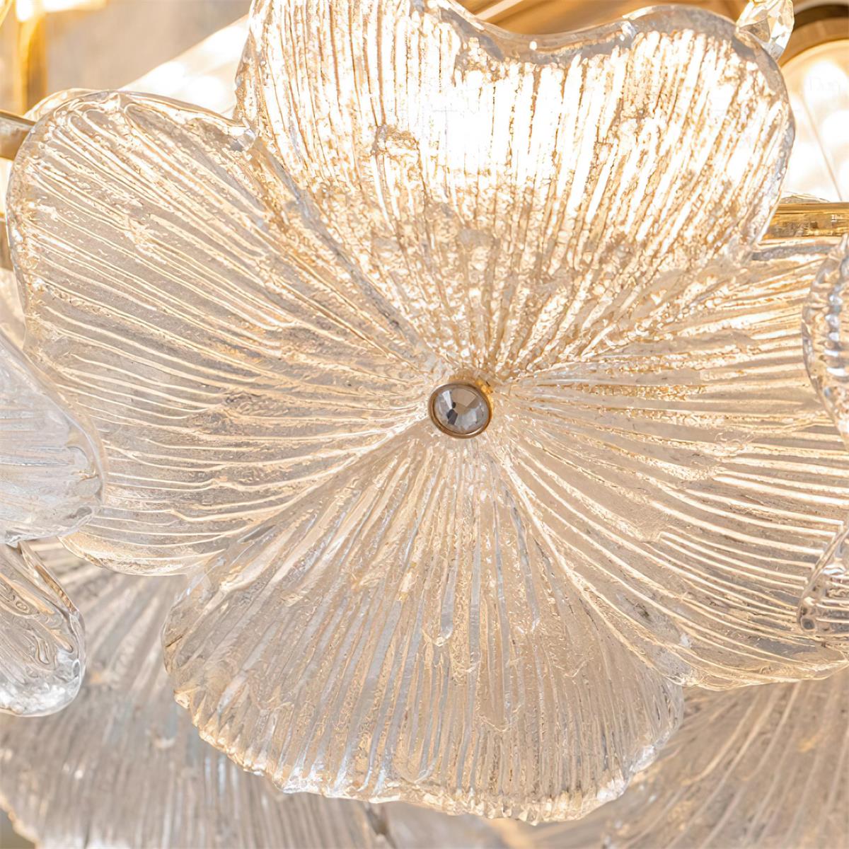 Campina Chandelier Crystal Flower Tiered - Letslighting