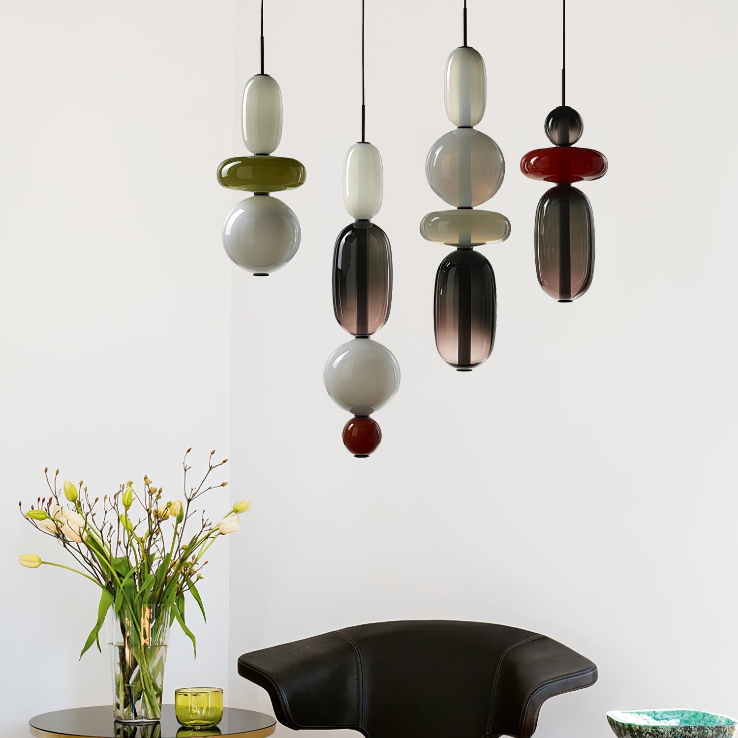 Candied Glass Combo Pendant Light - Blowlighting