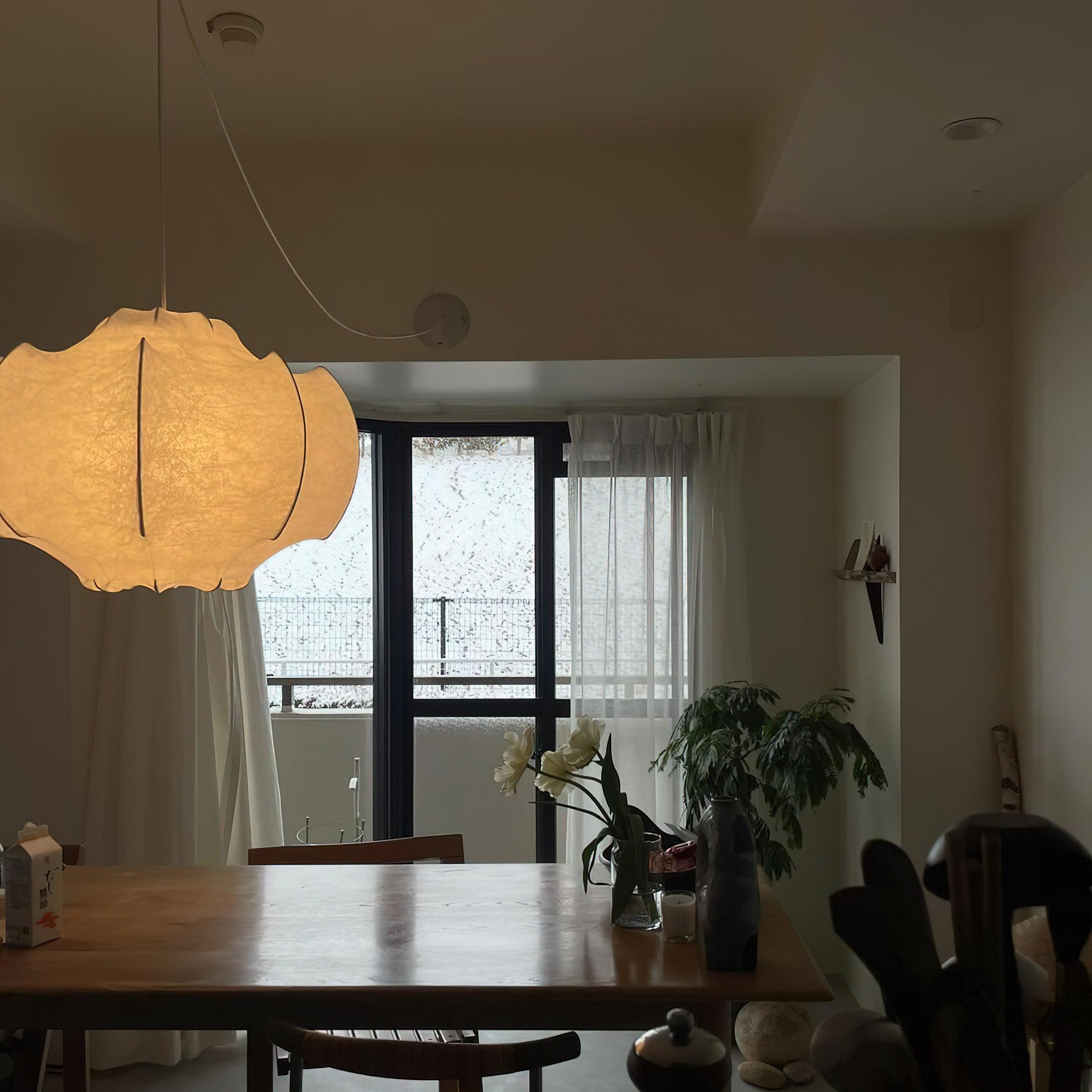 Skapa Pendant Lamp Soft Curved Pleated Shape - Letslighting