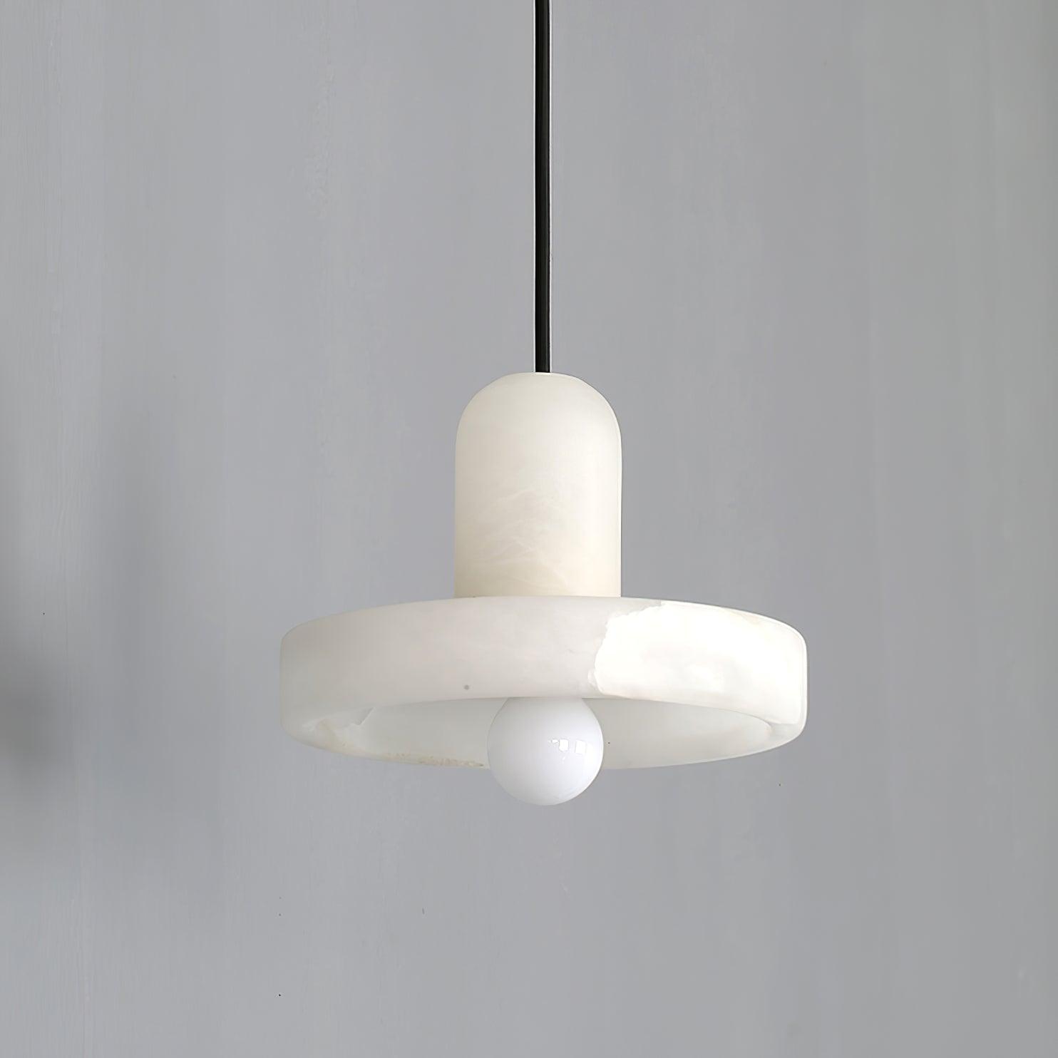 Lyvynos Stacked Alabaster Pendant Light - Blowlighting