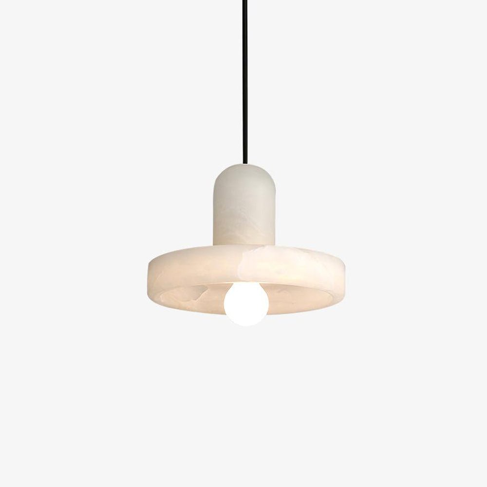 Lyvynos Stacked Alabaster Pendant Light - Blowlighting