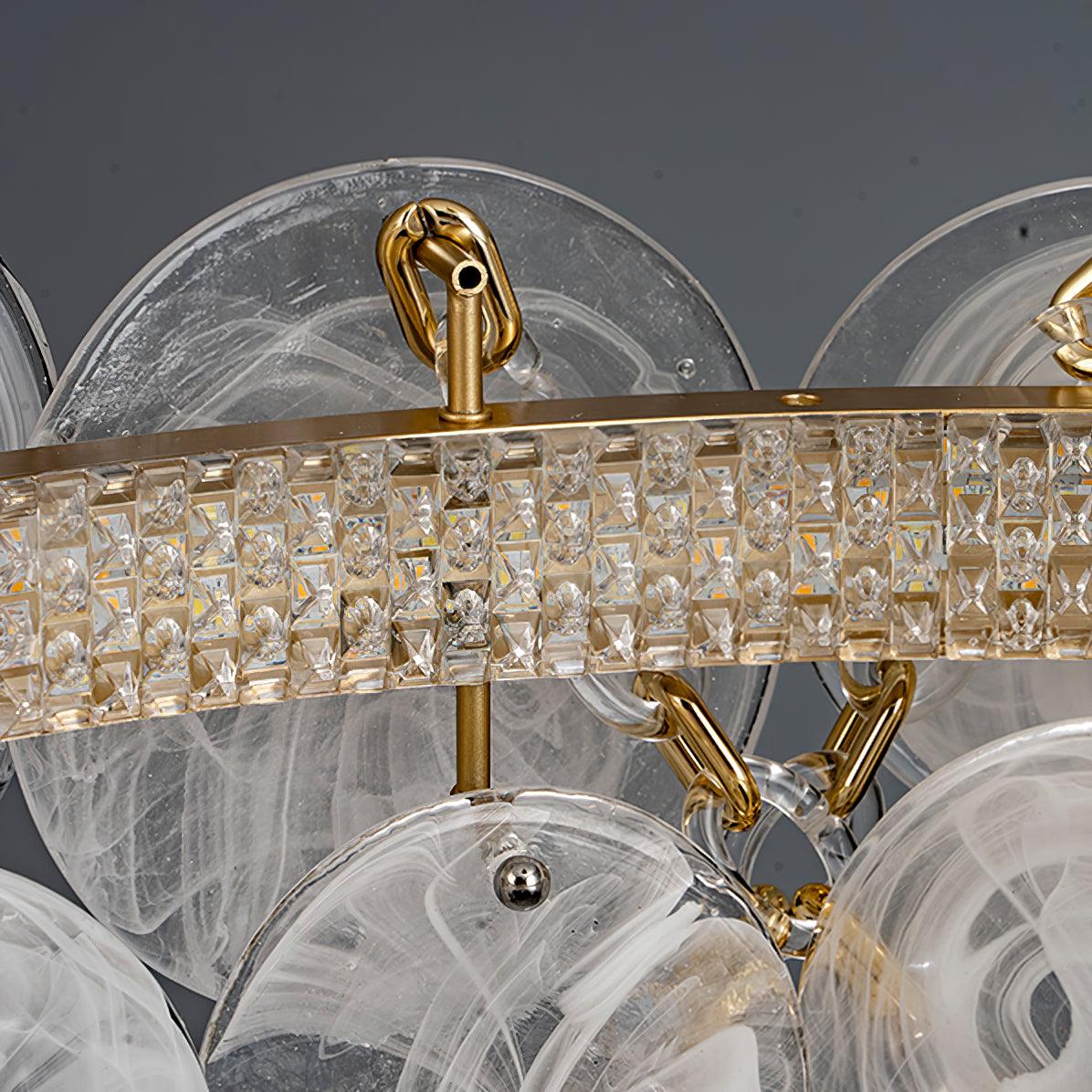 Ruby Luxury Glass Chandelier - Blowlighting