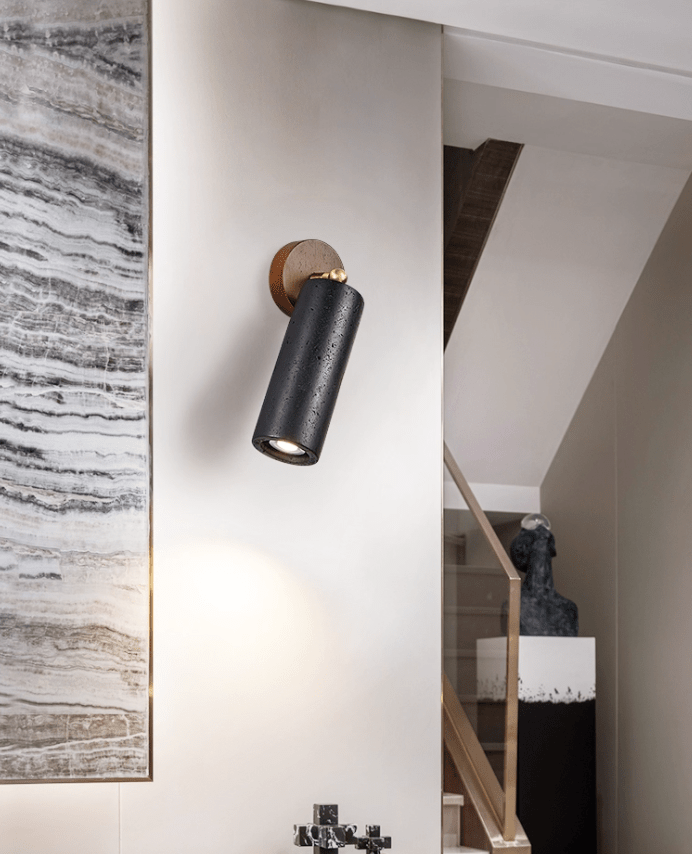Cassius Moderne Minimaliste Travertin Applique Murale