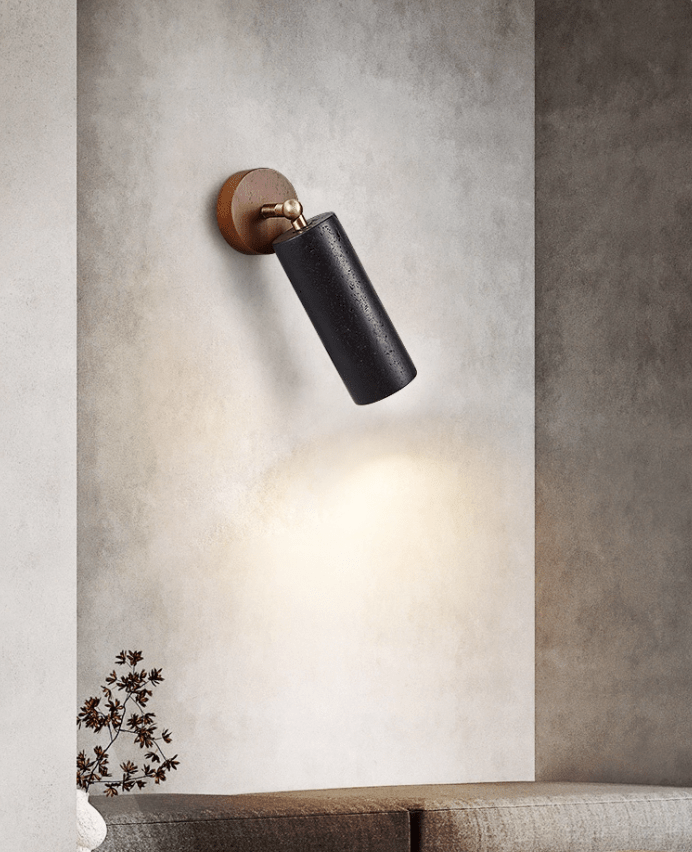 Cassius Moderne Minimaliste Travertin Applique Murale
