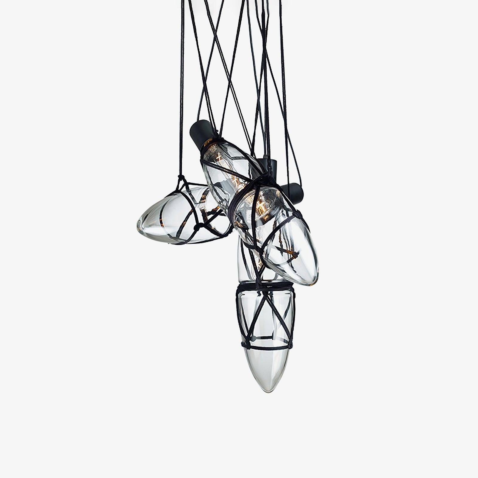 Castaway Bottle Glass Pendant Lamp - Blowlighting