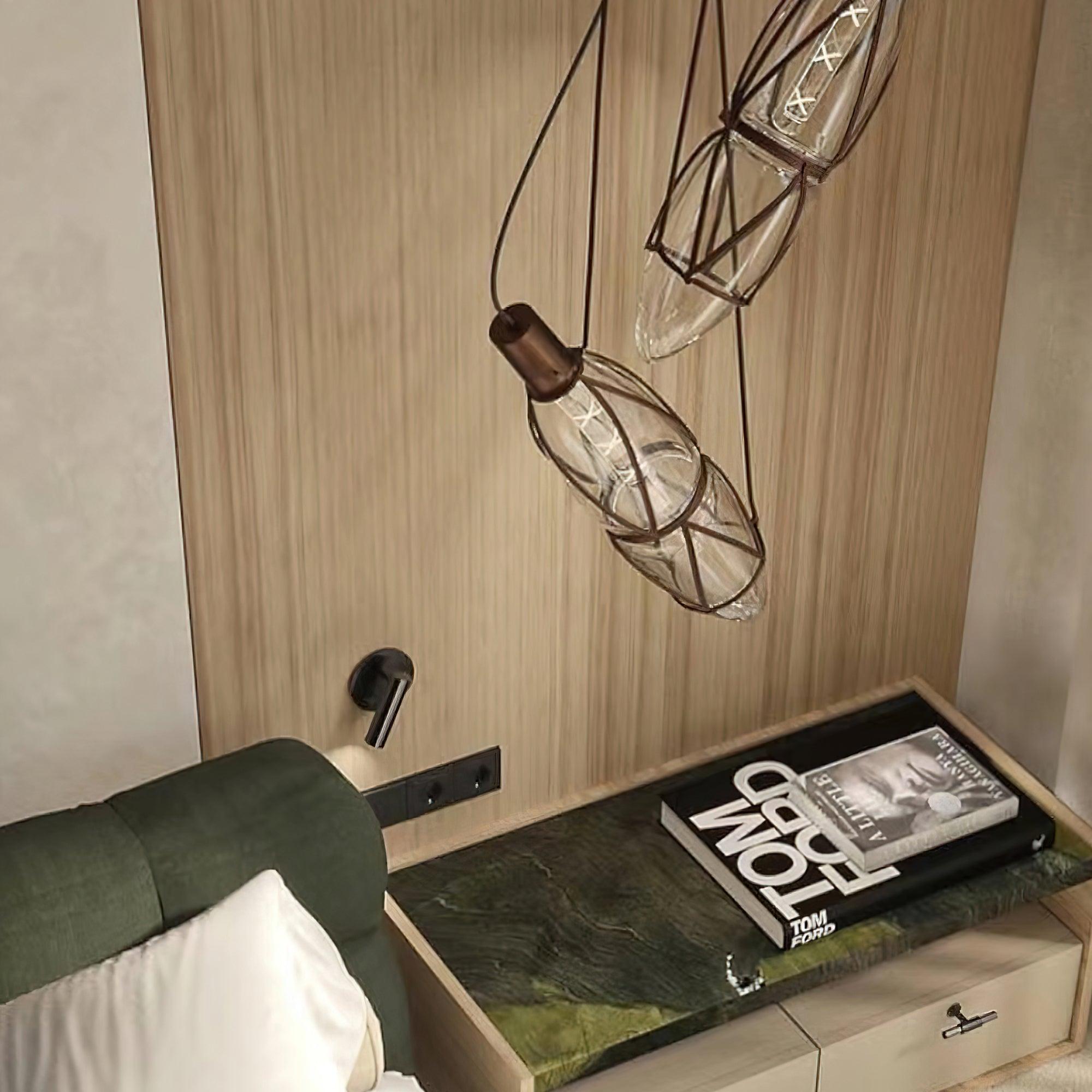 Castaway Bottle Glass Pendant Lamp - Blowlighting