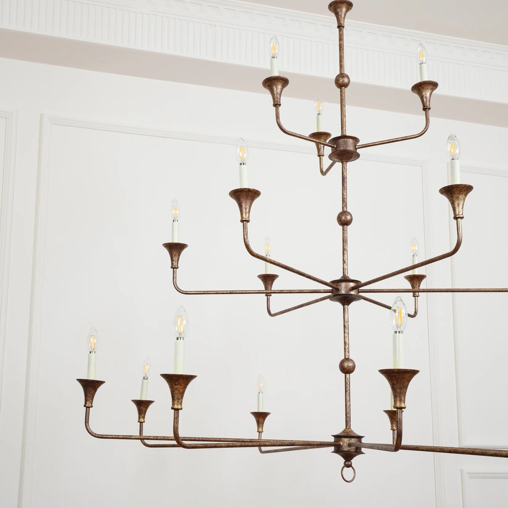 Silva Vintage Metal Pyrite Bronze Pendant Light Dining Room Bedroom