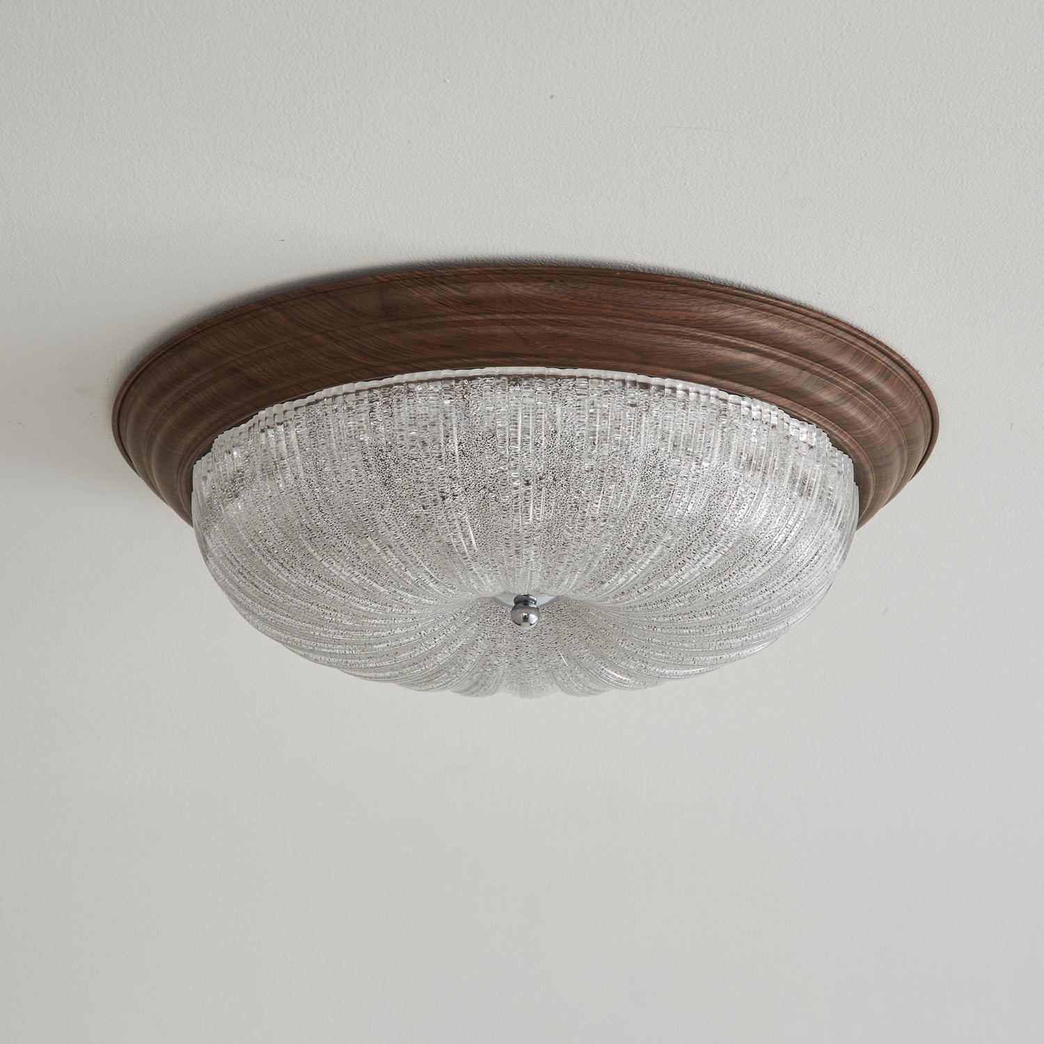 Celestia Walnut Ceiling Light - Blowlighting