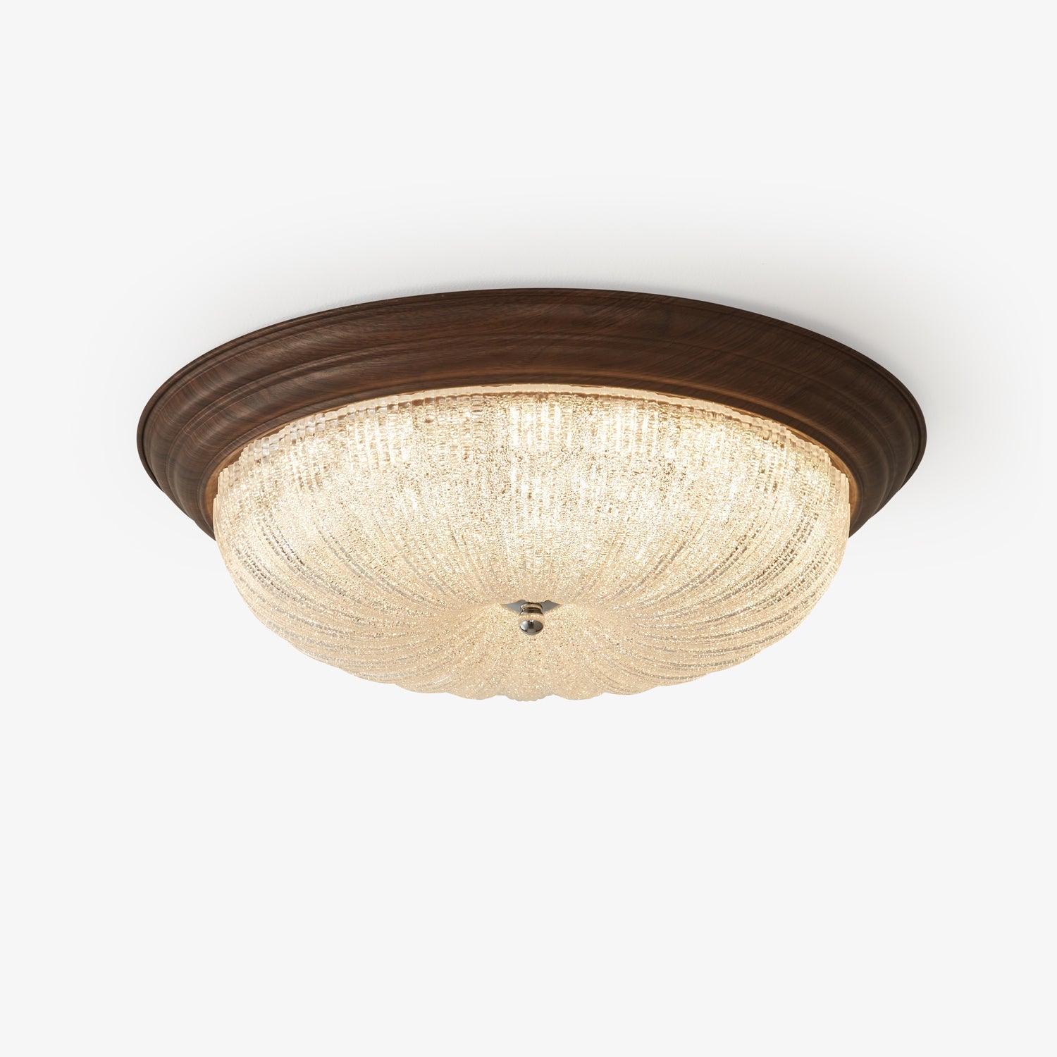 Celestia Walnut Ceiling Light - Blowlighting