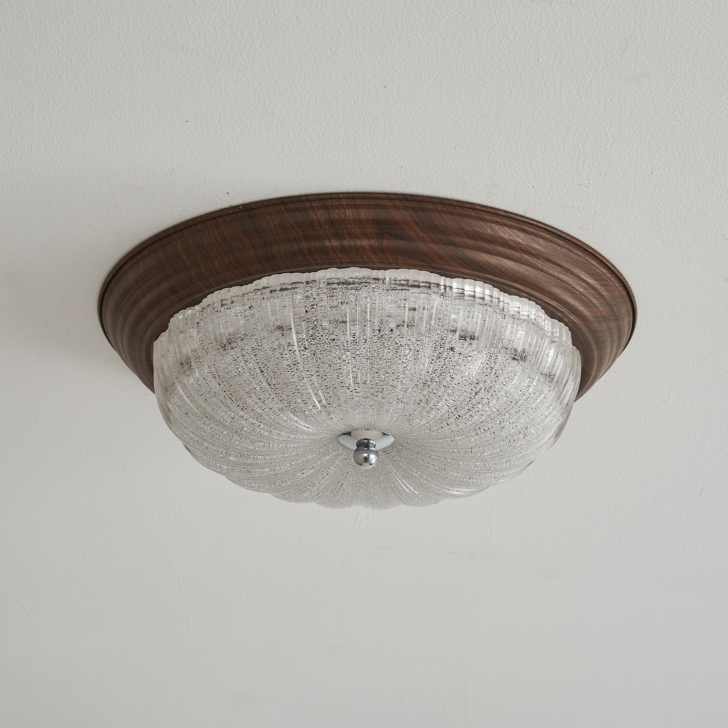 Celestia Walnut Ceiling Light - Blowlighting