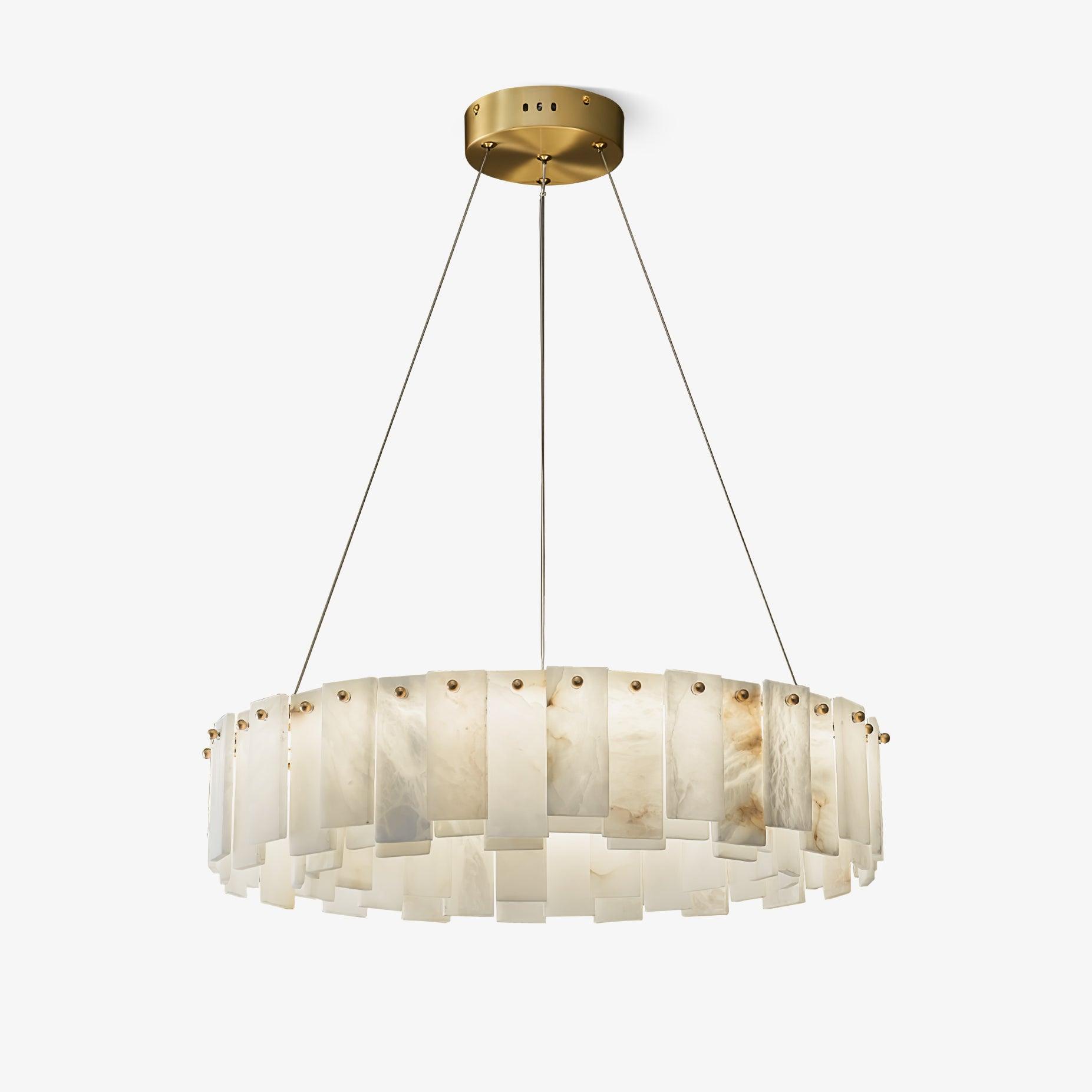 Vodore Alabaster Pendant Light Chandelier - Letslighting