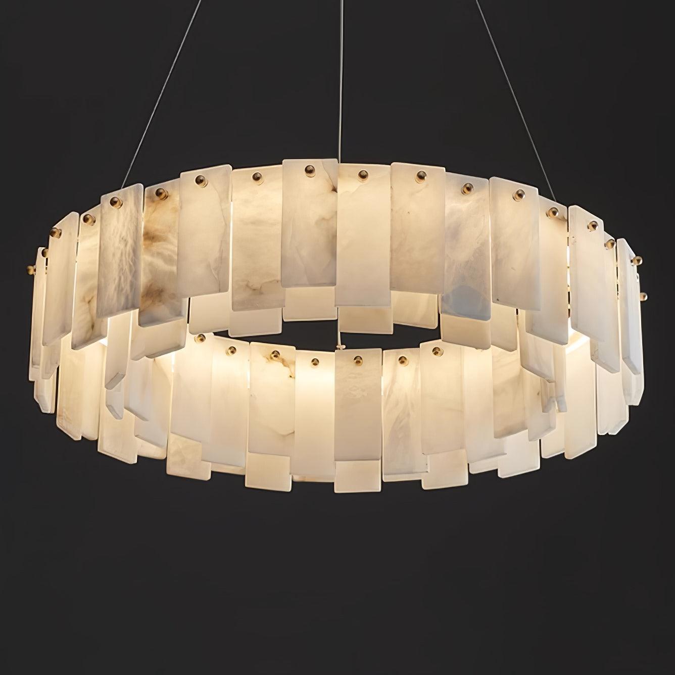 Vodore Alabaster Pendant Light Chandelier - Letslighting