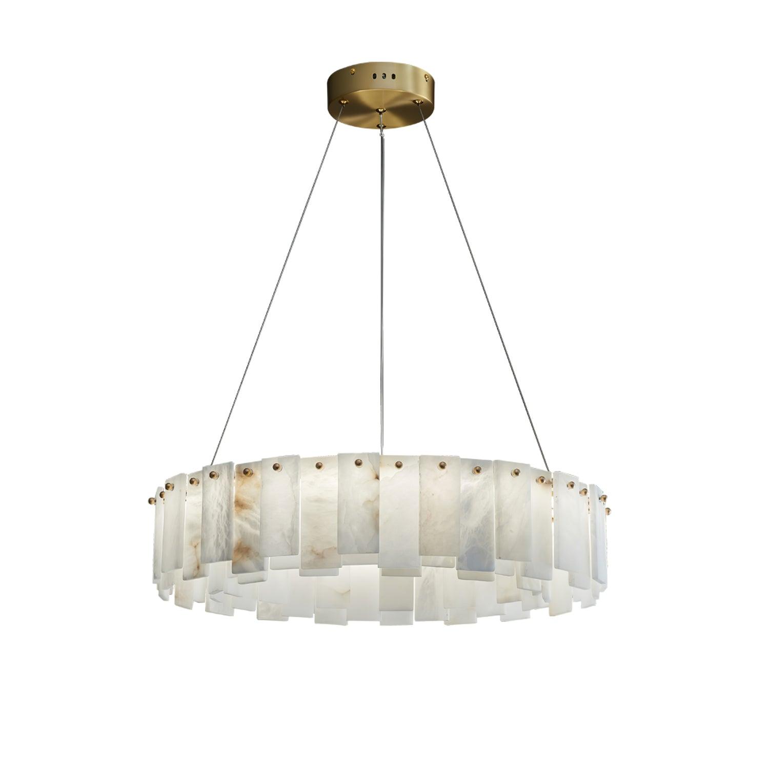 Vodore Alabaster Pendant Light Chandelier - Letslighting