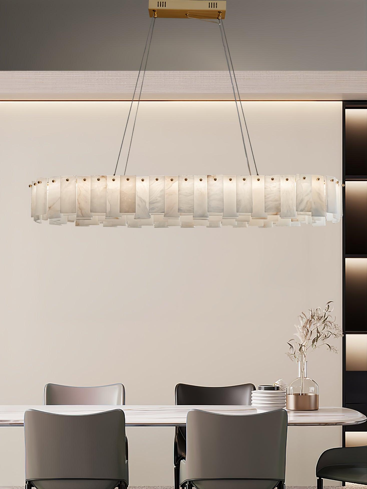Vodore Alabaster Pendant Light Chandelier - Letslighting