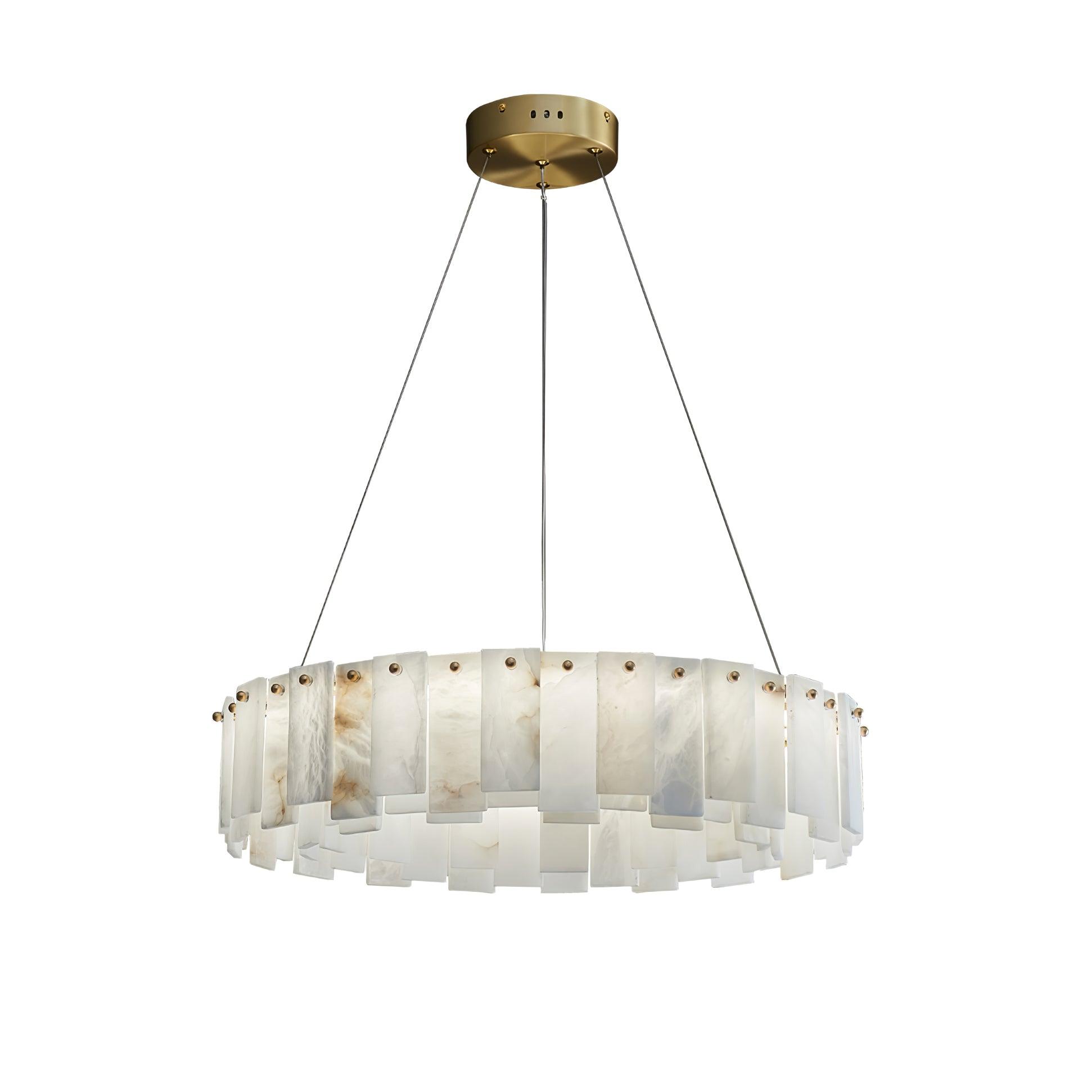Vodore Alabaster Pendant Light Chandelier - Letslighting