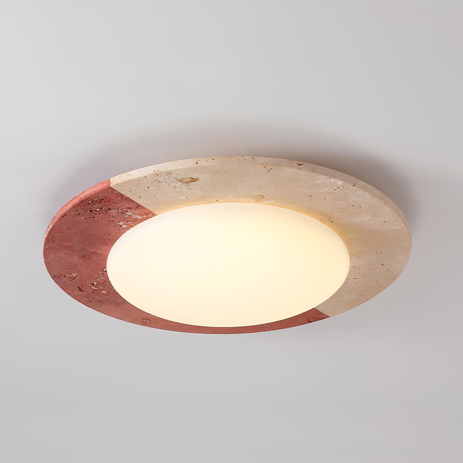 Zeraeos Travertine Ceiling Light - Letslighting