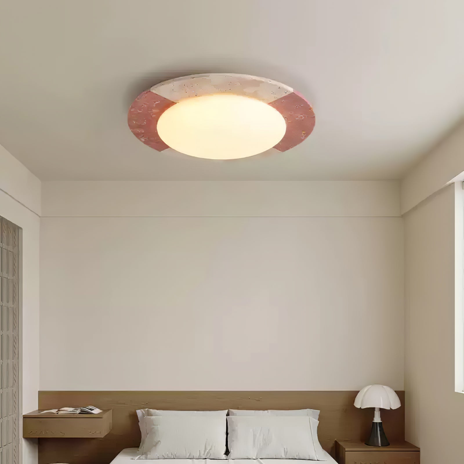 Zeraeos Travertine Ceiling Light - Letslighting