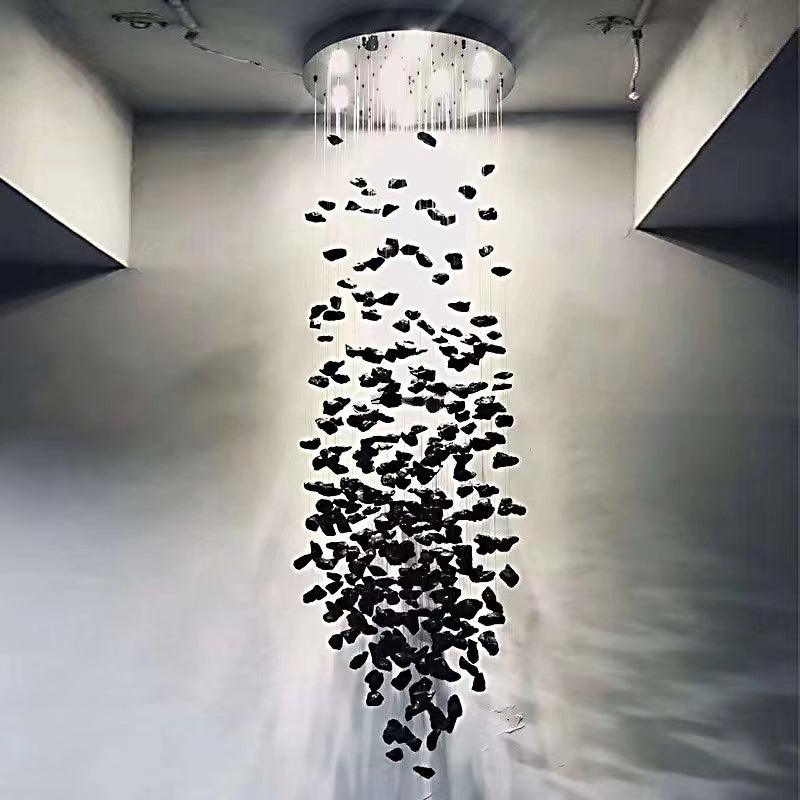 Black Stones Chandeliers - Blowlighting