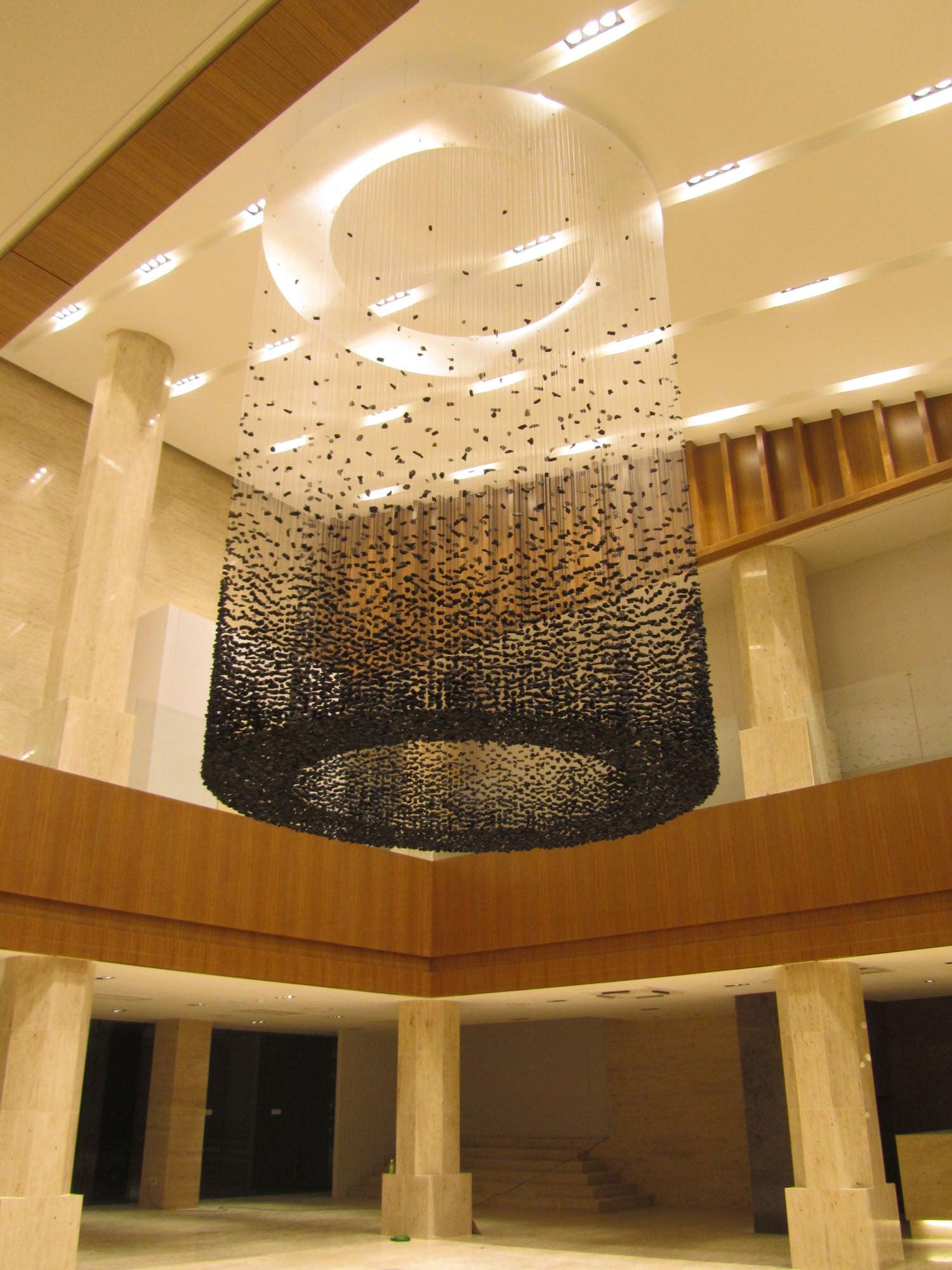 Black Stones Chandeliers - Blowlighting