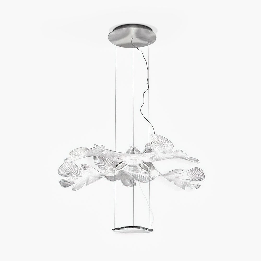 Solara Chandelier Suspension Clear Leaf - Letslighting