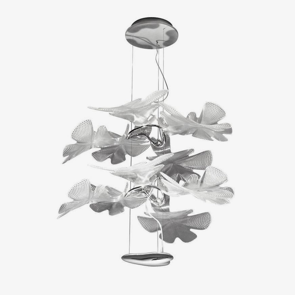 Solara Chandelier Suspension Clear Leaf - Letslighting