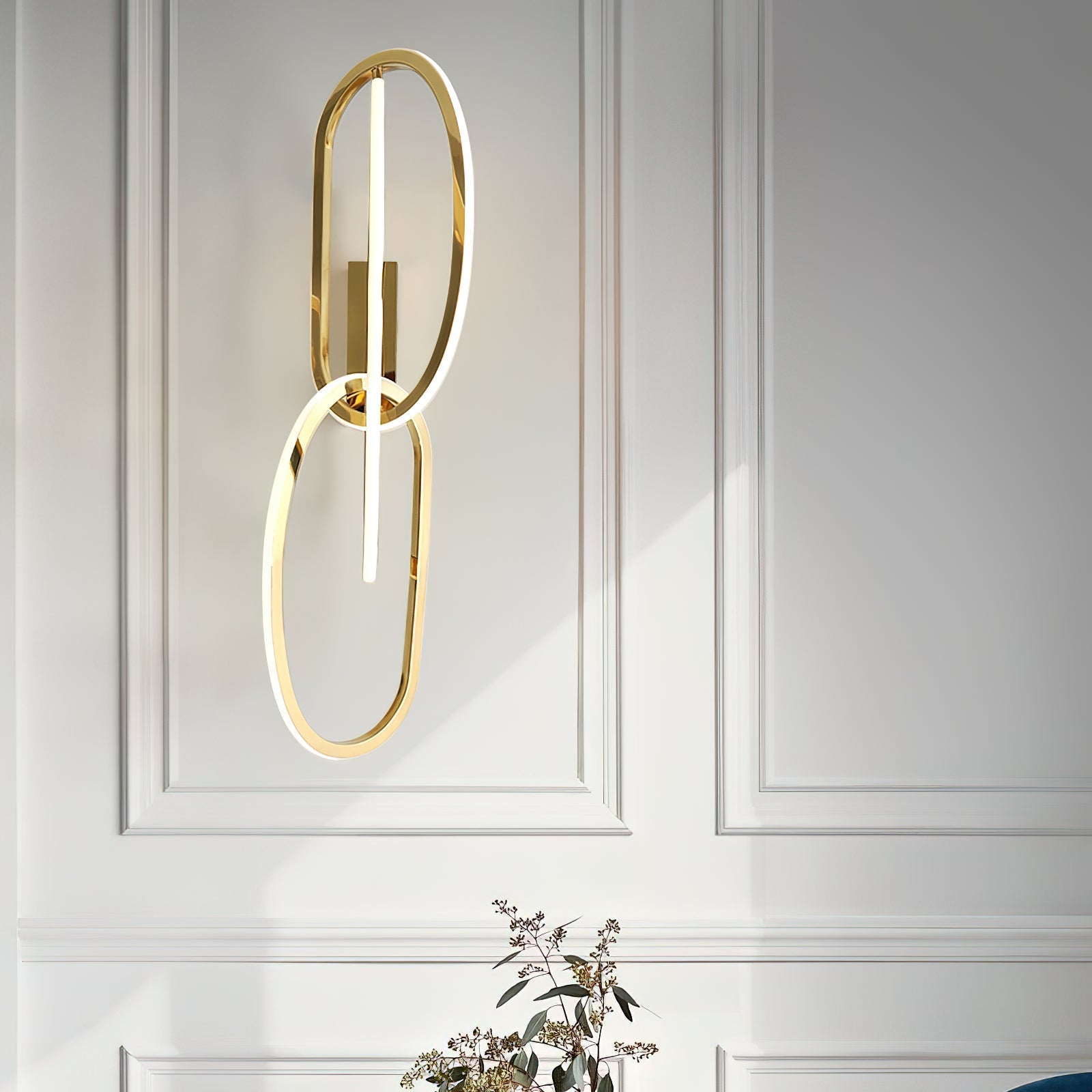 Urge LED Modern Minimalist Acrylic Metal Wall Lamp - Lamp Copper