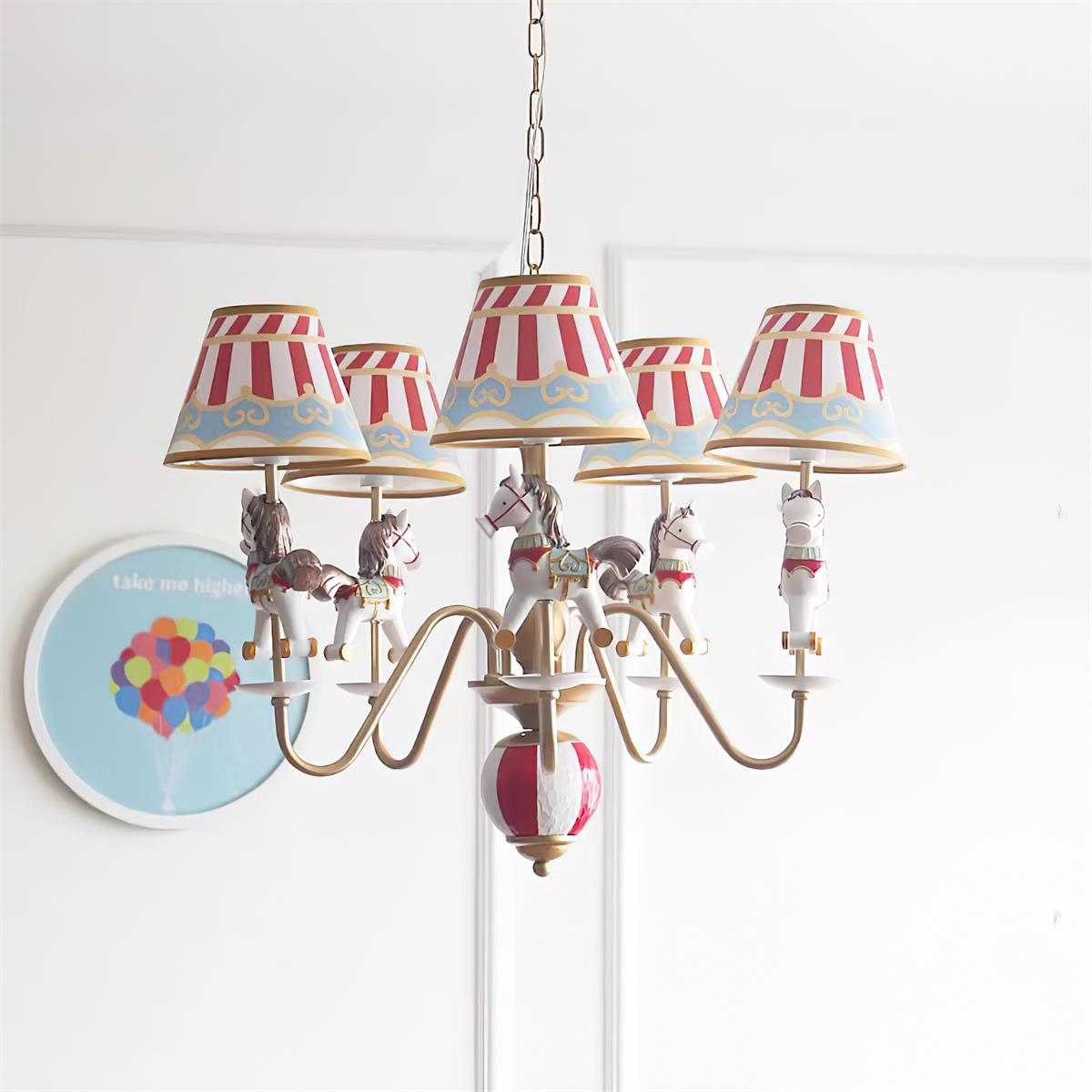Delfio Carousel Chandelier - Letslighting