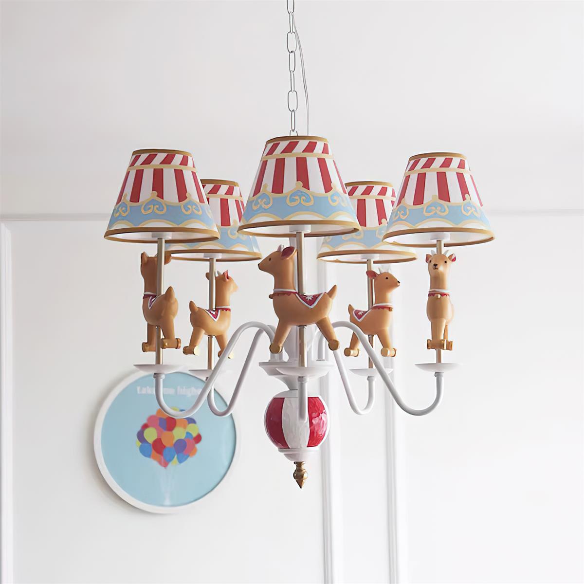 Delfio Carousel Chandelier - Letslighting