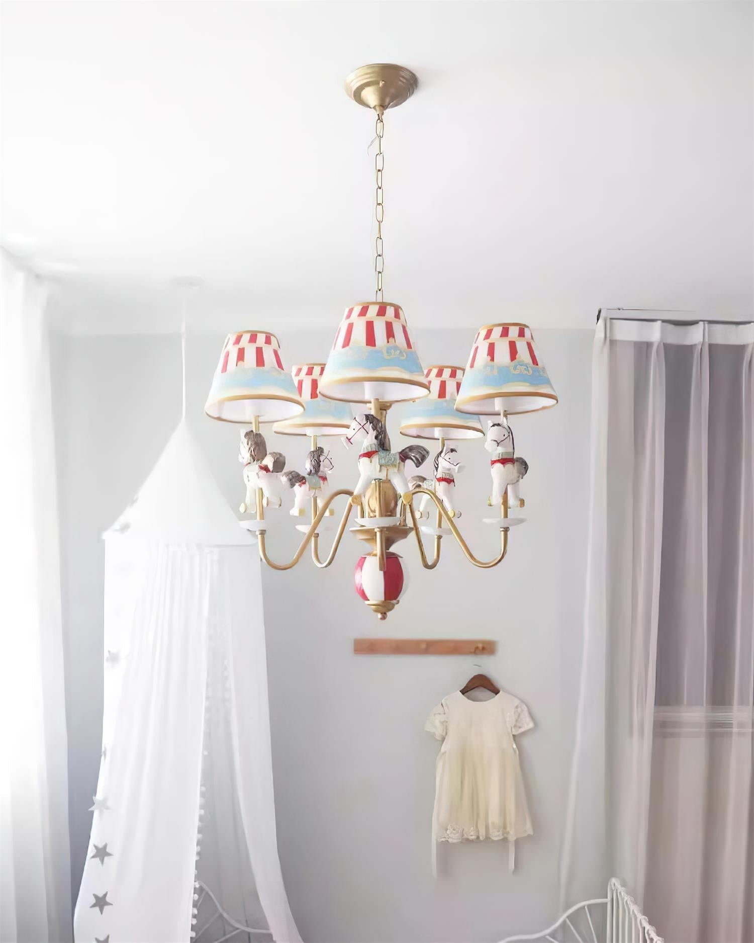 Delfio Carousel Chandelier - Letslighting