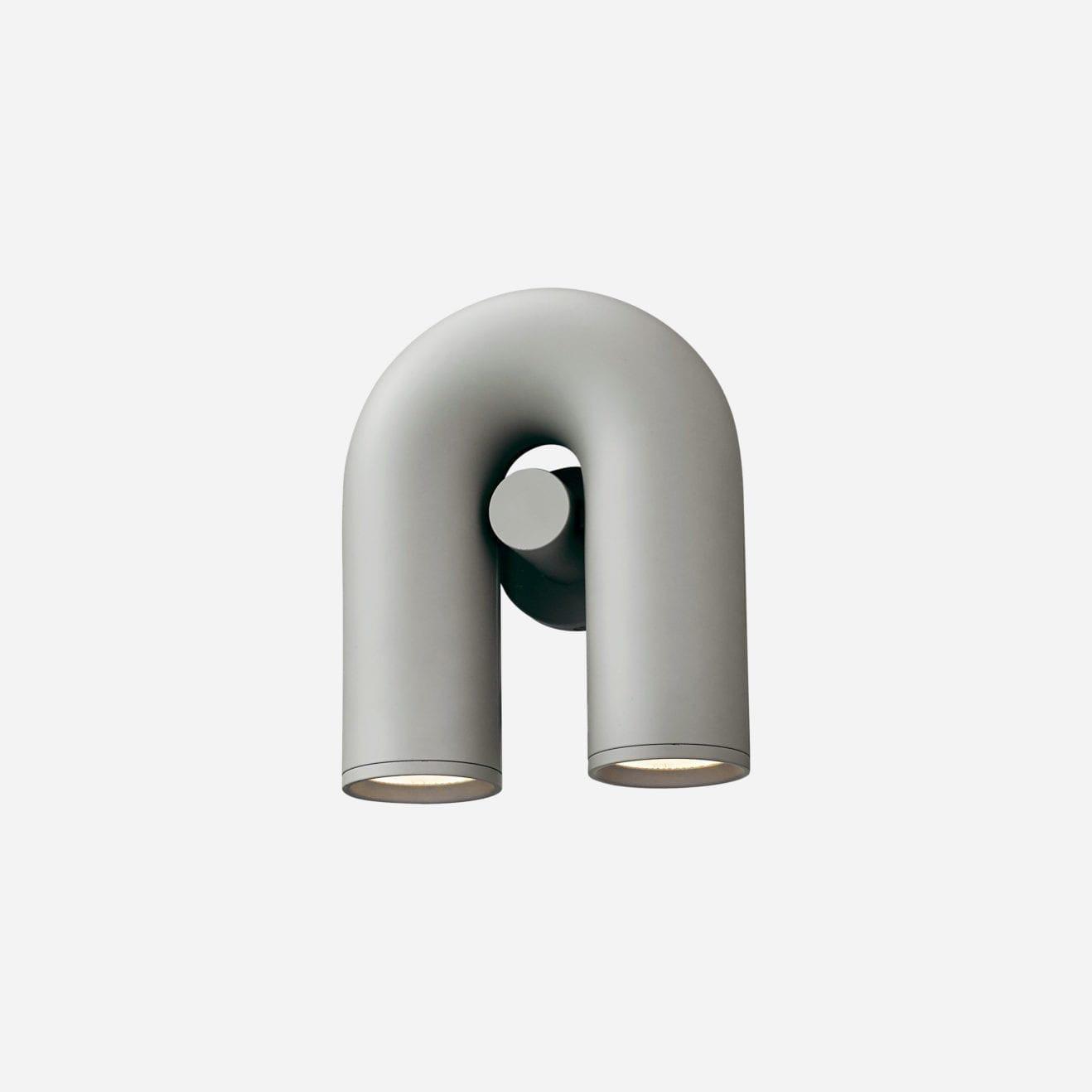 Aria Arc Minimaliste LED Applique Murale Noir Rouge Bleu
