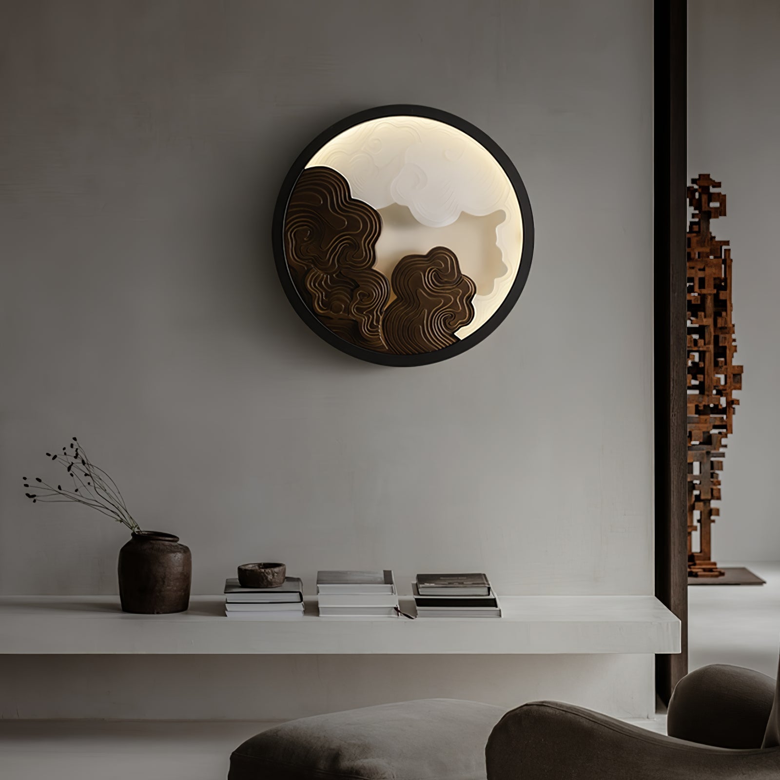 Grayson Modern Wood Wall Lamp - Blowlighting