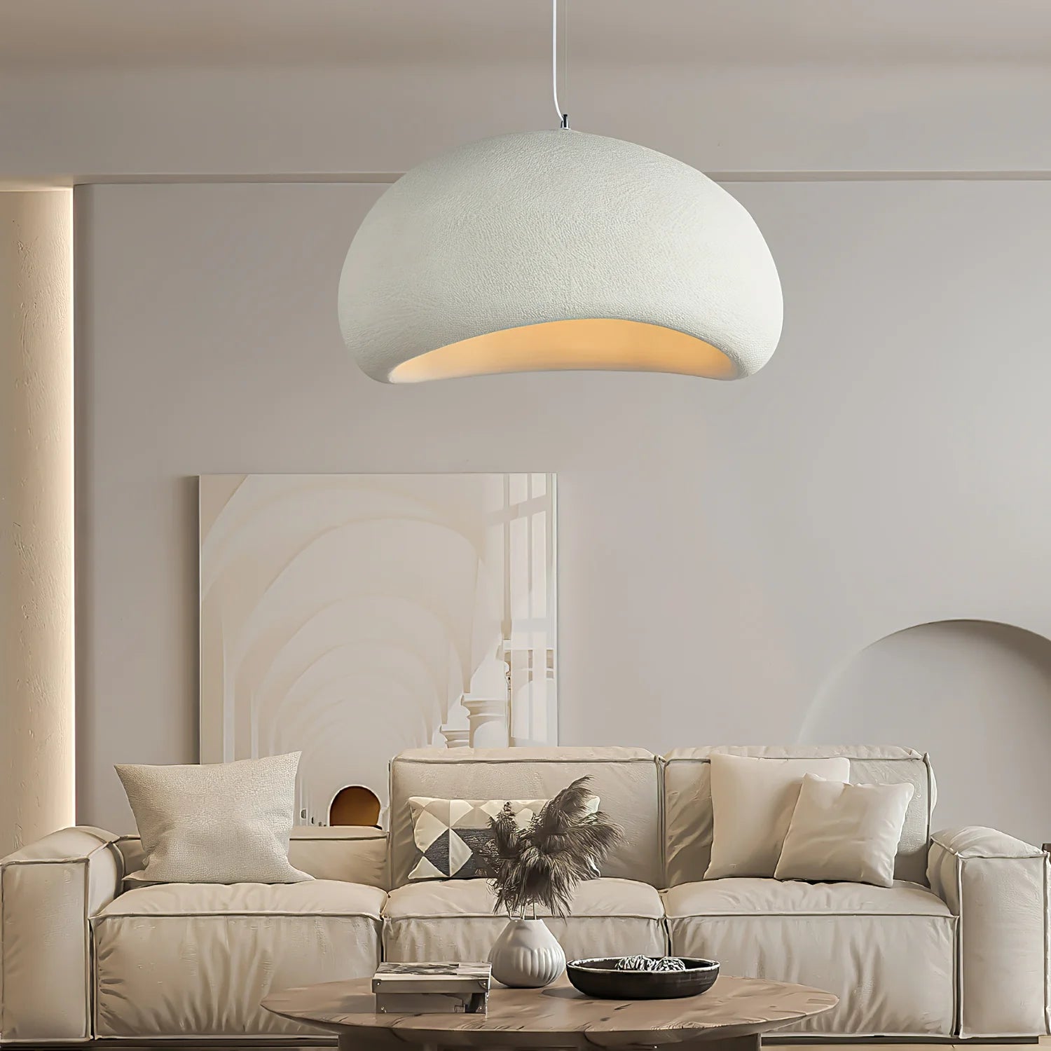 Avi Suspension Nuage Nordique Gris/Blanc/Bleu, Salon