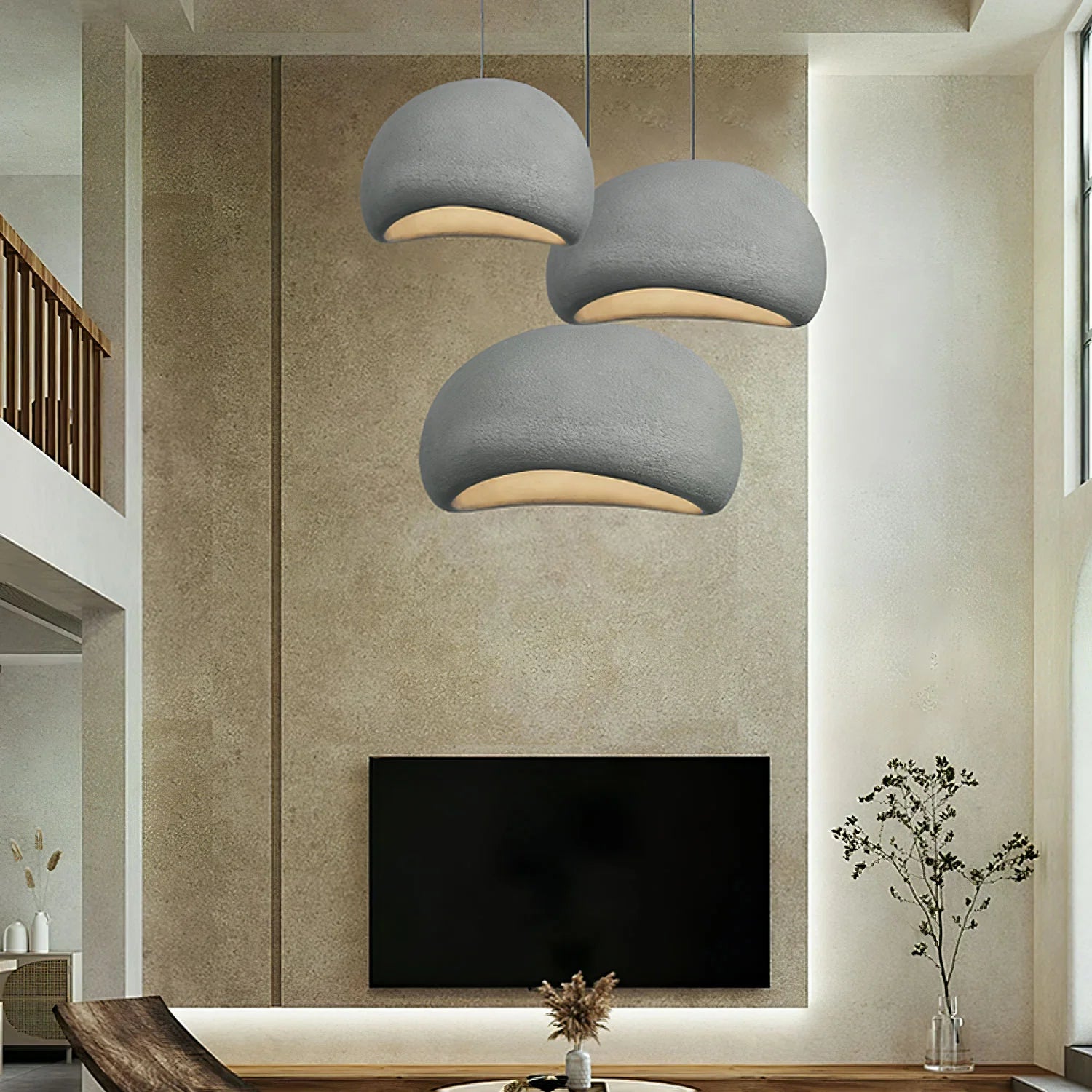 Avi Suspension Nuage Nordique Gris/Blanc/Bleu, Salon