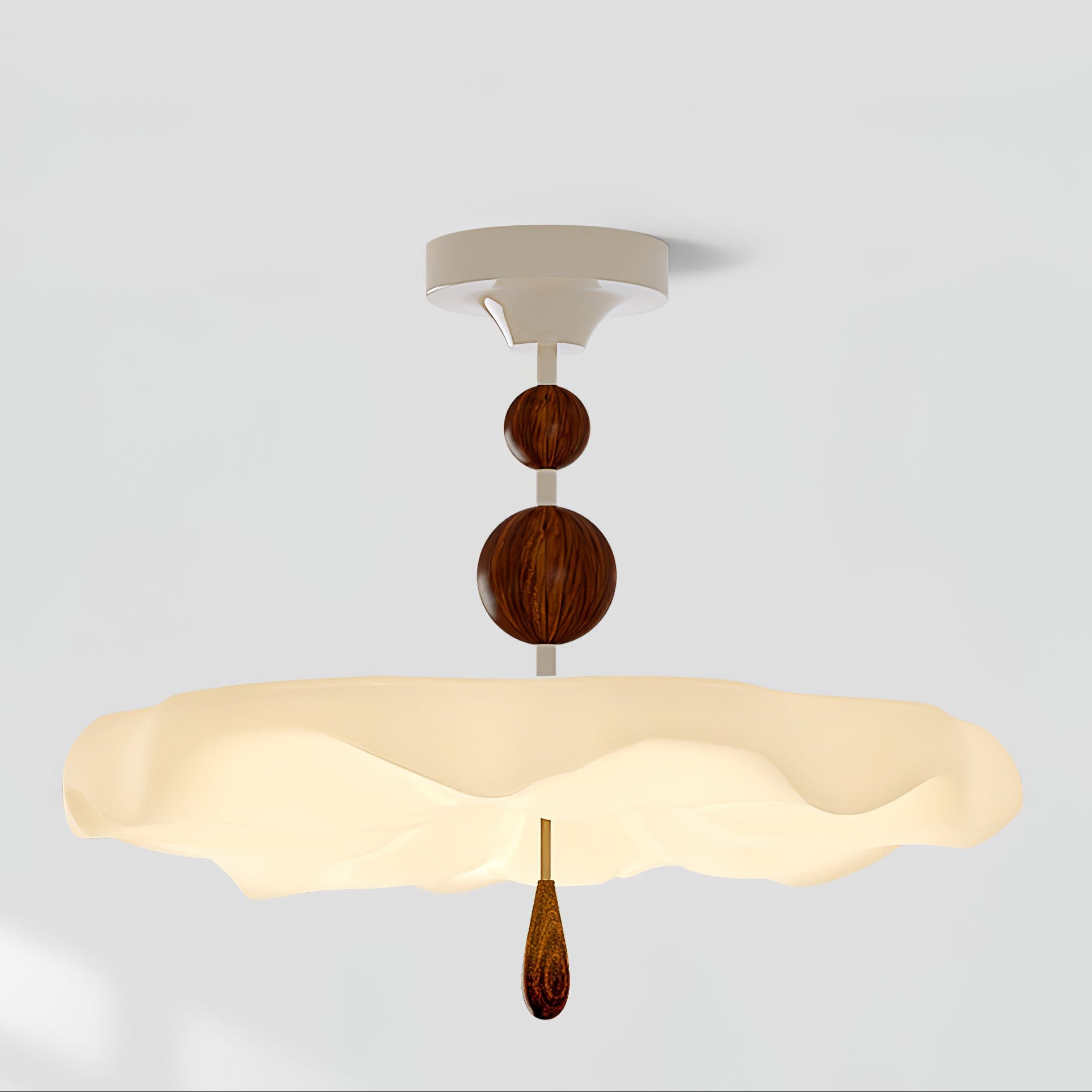 Cloudora Bloom Fleur Métal Plastique Plafonnier Lumière