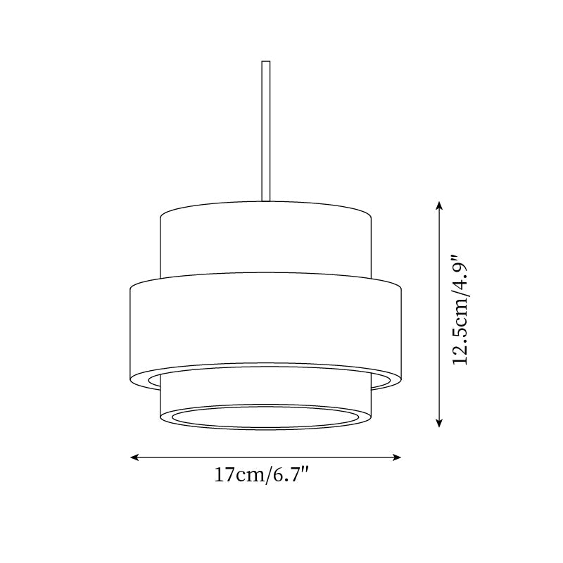 Avone Travertine and Walnut Plug-In Pendant Light - Letslighting